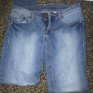 Light blue skinny jeans
